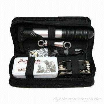 Bicycle Repair Tool Set, Made of Aluminum Alloy and Plastic